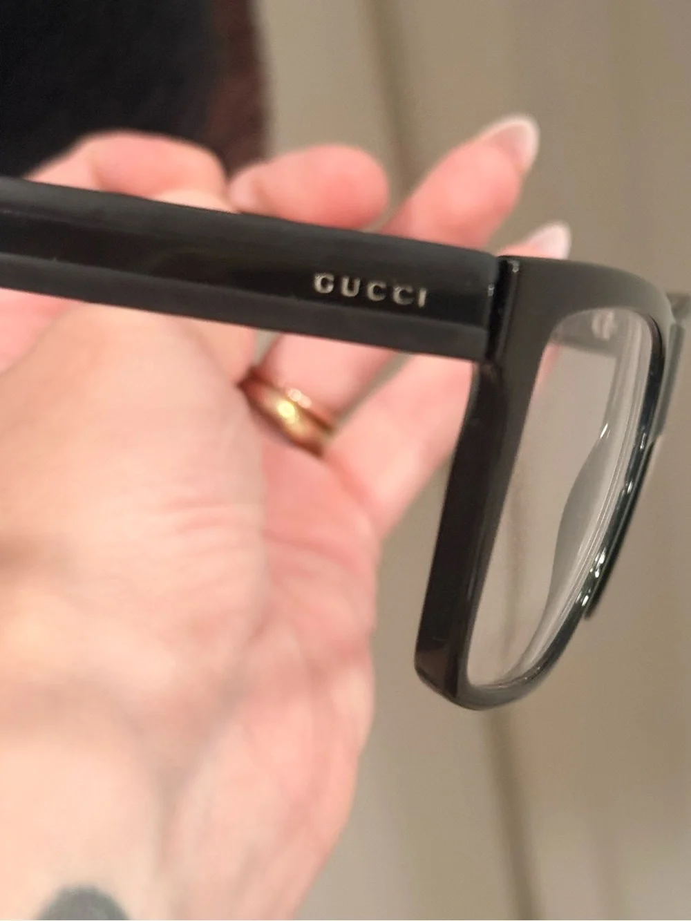 Gucci GG1008 Eyeglasses Shiny Black